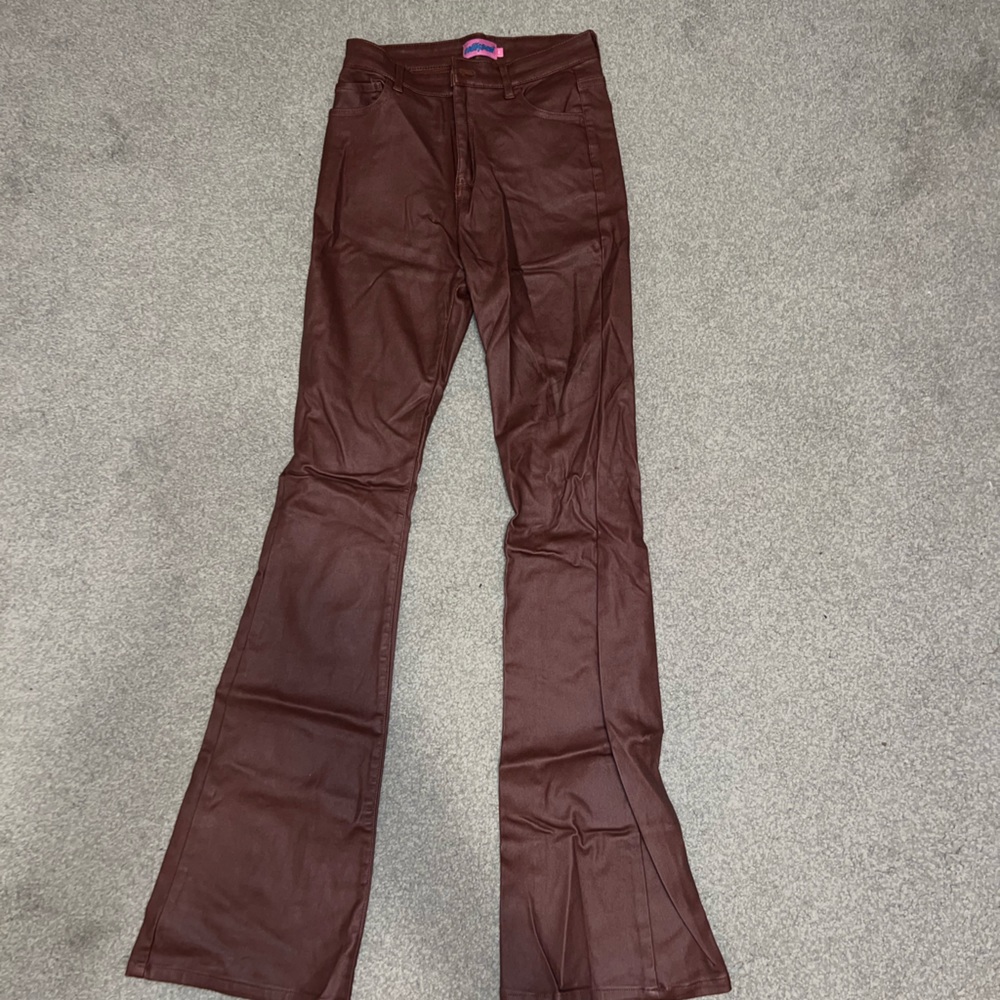 Edikted Faux Leather Pants